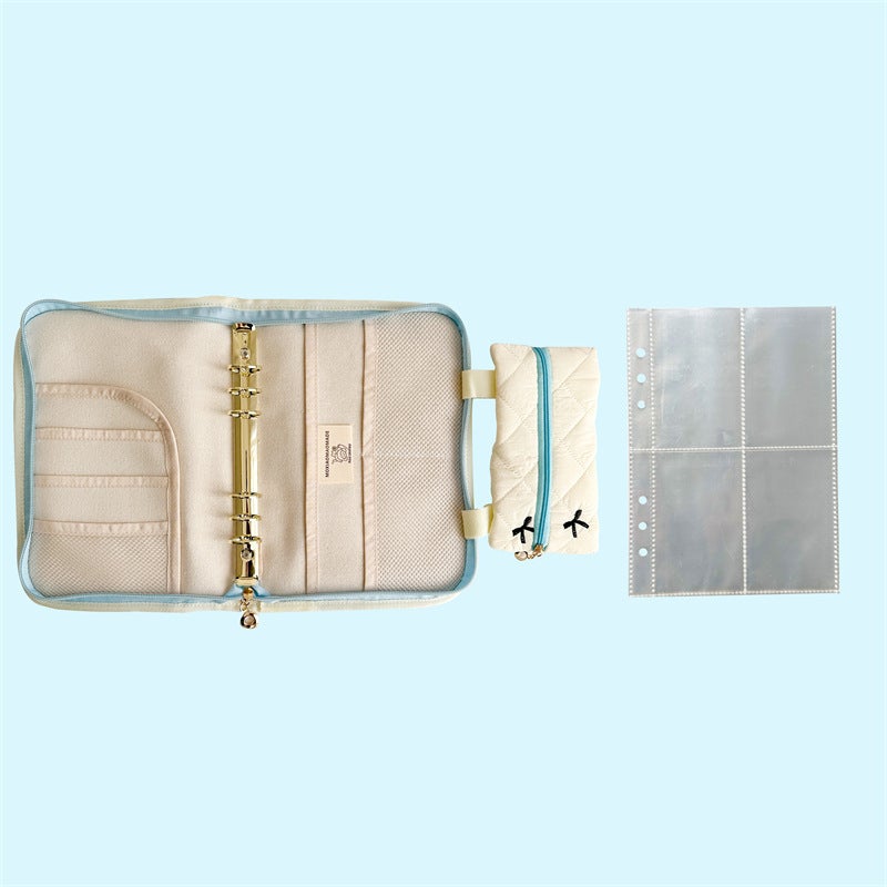 Po Album Pencil Case Loose-Leaf Document Storage Epidemic Prevention Maternal And Infant Storage Bag Large Capacity Bill Passport Bag - Image 1
