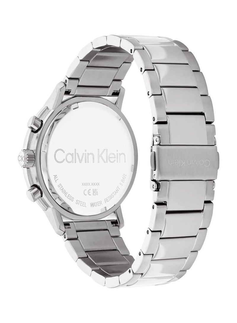CALVIN KLEIN ساعة يد أنالوج دائرية مقاومة للماء مع ستانلس ستيل 25200063 - Image 3