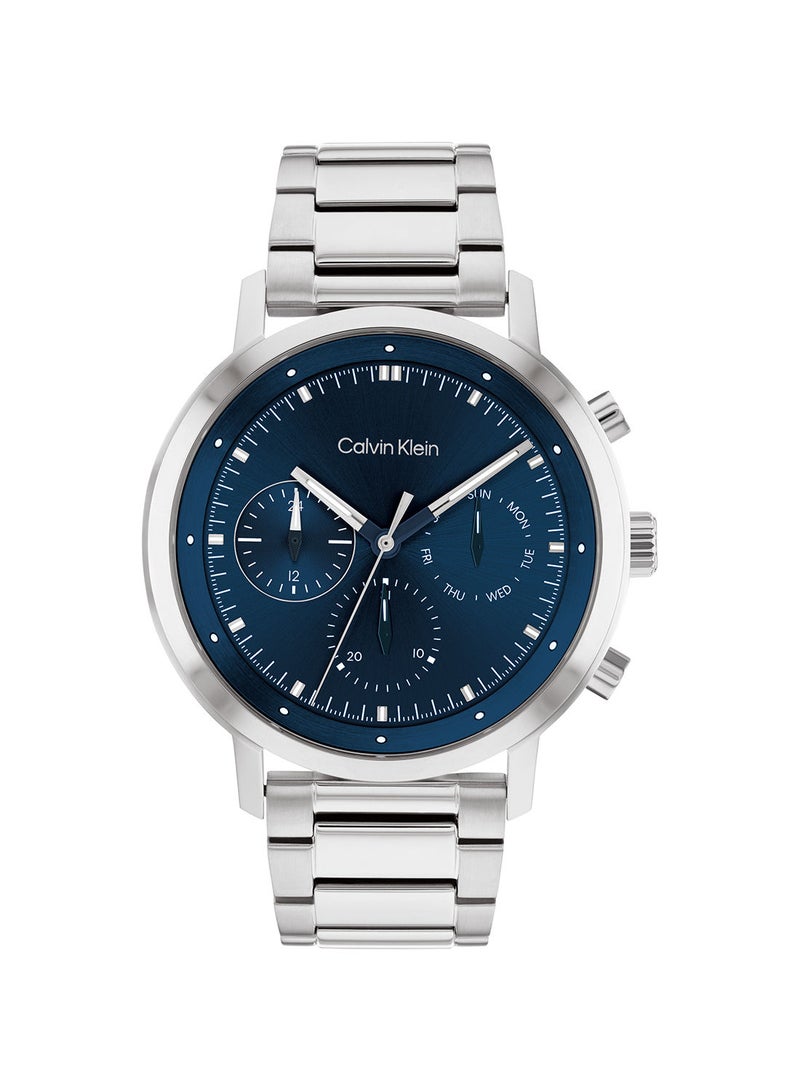 CALVIN KLEIN ساعة يد أنالوج دائرية مقاومة للماء مع ستانلس ستيل 25200063 - Image 2