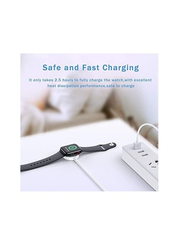 Watch Charger for iWatch Wireless Magnetic Charging Cable Cord Compatible with Apple Watch Series SE 7 6 5 4 3 2 1 - Image 2