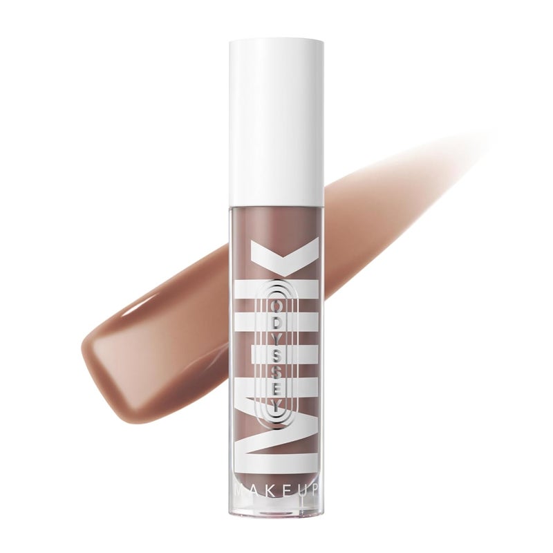 MILK MAKEUP Milk Makeup Odyssey Lip Oil Gloss, Quest (Caramel Beige) - 0.2 oz - For Fuller and Glossy Lips - Long Lasting Moisture - Semi-Sheer Color - Sweet Vanilla Scent - Vegan Cruelty Free