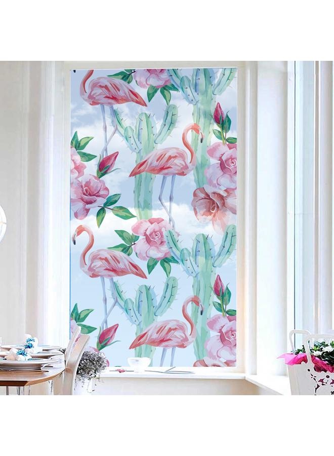 45*58cm Semi-transparent Glass Electrostatic Stickers Home Frosted Window Film Bathroom Bathroom Glass Sliding Door And Window Stickers - Image 2