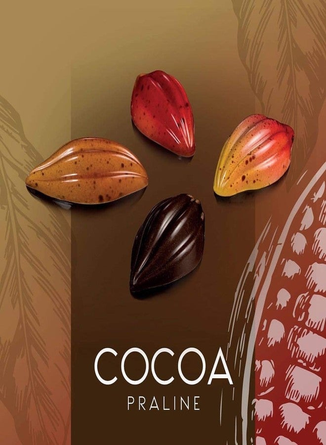 Martellato Polycarbonate Chocolate Mold, Cocoa Pod 52 Millimeters - Image 2