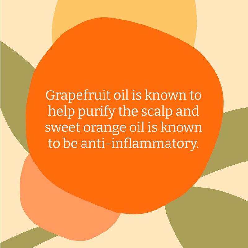 1L Natural Grapefruit & Orange Shampoo, Purifying For Oily Hair & Scalp, Vegan & Cruelty Free, No SLS, Silicones or Parabens, Family Sized - Image 5