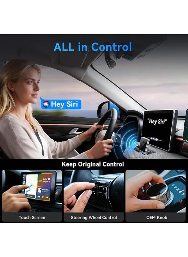 Wireless CarPlay and Android Auto Adapter for Cars – A smart upgrade piece for wireless connectivity via USB A/C ports, automatic operation and stable, continuous connection. - Image 5