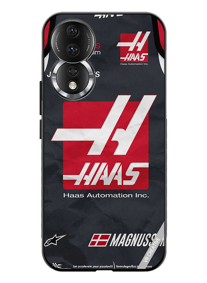 VR CREATIVE Protective Case Cover For Honor 80 Haas Logo Formula 1 Design Multicolour - Image 1