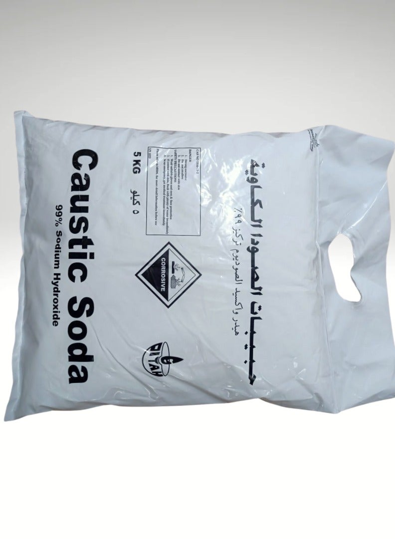 Caustic Soda 5 kg Bag -(Sodium Hydroxide) Powder  - Image 2