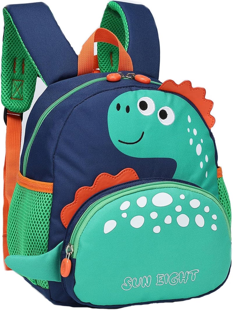SUN EIGHT Toddler Dinosaur Backpack for Kids - Cute 3D Cartoon School Bag - Image 1