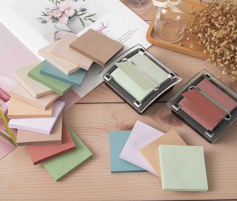 Kozerite (18 Pack) Pop Up Sticky Notes Refill,3x3 in Popup Notepads,Accordion Stickies Super Sticking Power,Office School Memo Note Pads Vintage Colors,Post on Windows Doors,Recyclable,Easy to Write on - Image 5