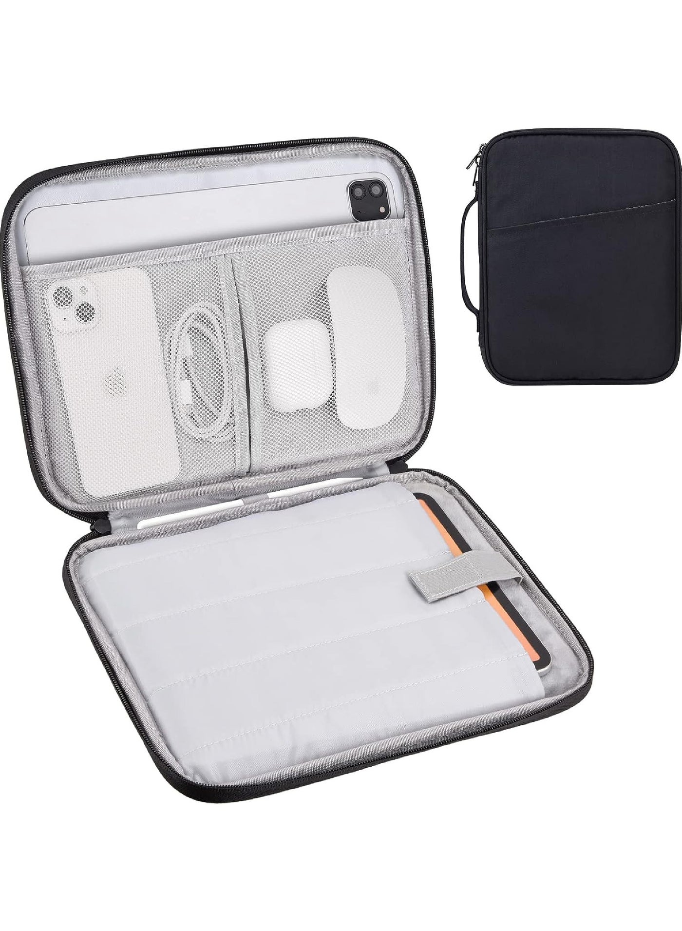 Rock Pow 10-11 inch Tablet Sleeve Case for iPad (A16) 11th 11inch 2025/iPad 10th 10.9 2022 and Air 11 inch M3/M2 2025/2024/10.9 inch/| 11 inch iPad Pro | 10.2 inch iPad | 10.9 inch iPad Air 5 4 | 10.5" iPad Pro | iPad Air 3 2 | 9.7" iPad | Galaxy Tab A8 10.5 and A9 Plus 11inch/S9 11inch/S9FE 10.9 inch Protective Bag for 10inch and 11inch