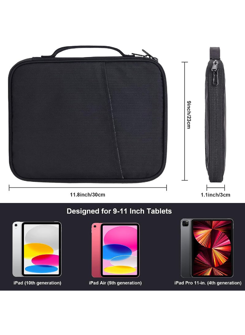 Rock Pow 10-11 inch Tablet Sleeve Case for iPad (A16) 11th 11inch 2025/iPad 10th 10.9 2022 and Air 11 inch M3/M2 2025/2024/10.9 inch/| 11 inch iPad Pro | 10.2 inch iPad | 10.9 inch iPad Air 5 4 | 10.5" iPad Pro | iPad Air 3 2 | 9.7" iPad | Galaxy Tab A8 10.5 and A9 Plus 11inch/S9 11inch/S9FE 10.9 inch Protective Bag for 10inch and 11inch  - Image 2