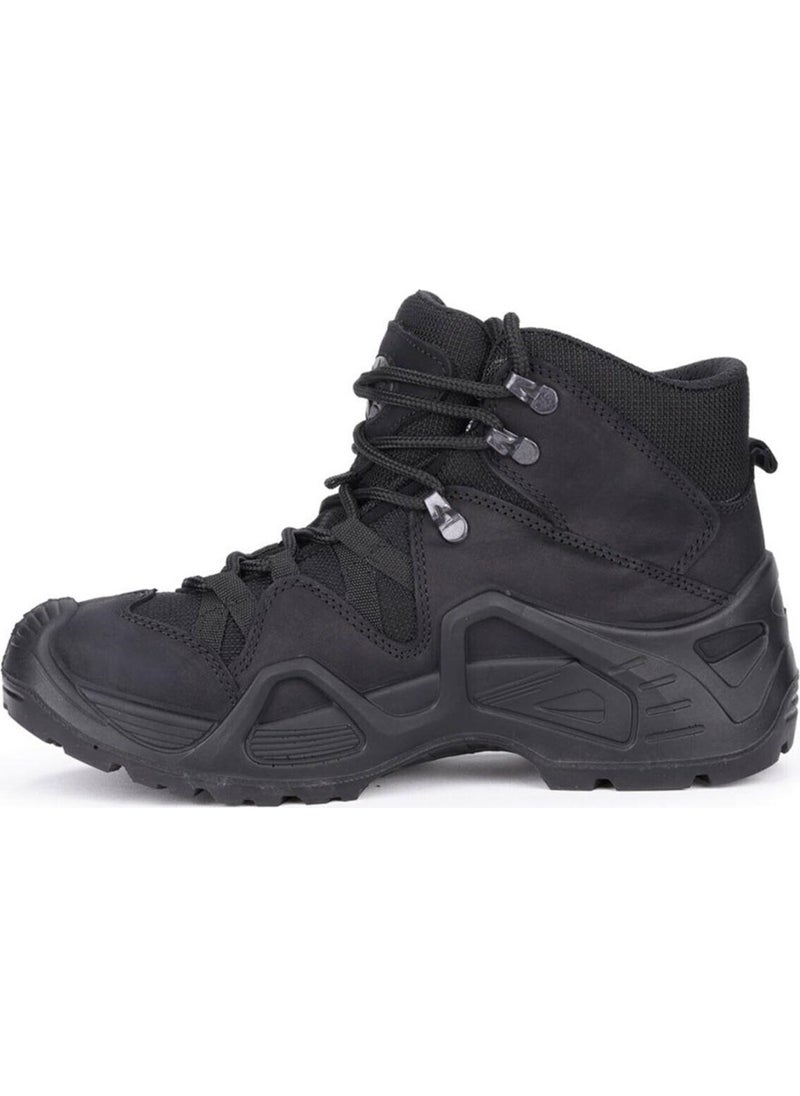 Scooter  1492 Black Nubuck Waterproof Men's Military Boots  - Image 3