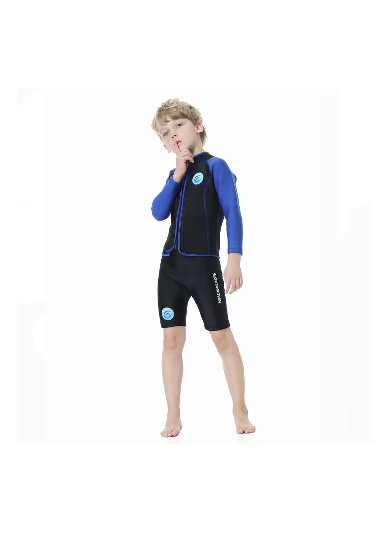 Loquat Children's Warm Long Sleeved Cold Resistant Diving Suit - Image 1