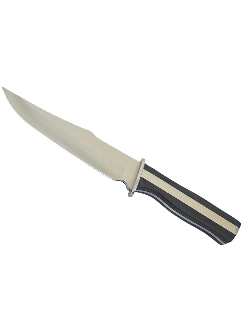 Premium Professional Chef Knife with Thick Stainless Steel Blade, Decorative Handle and Storage Sheath - Image 3