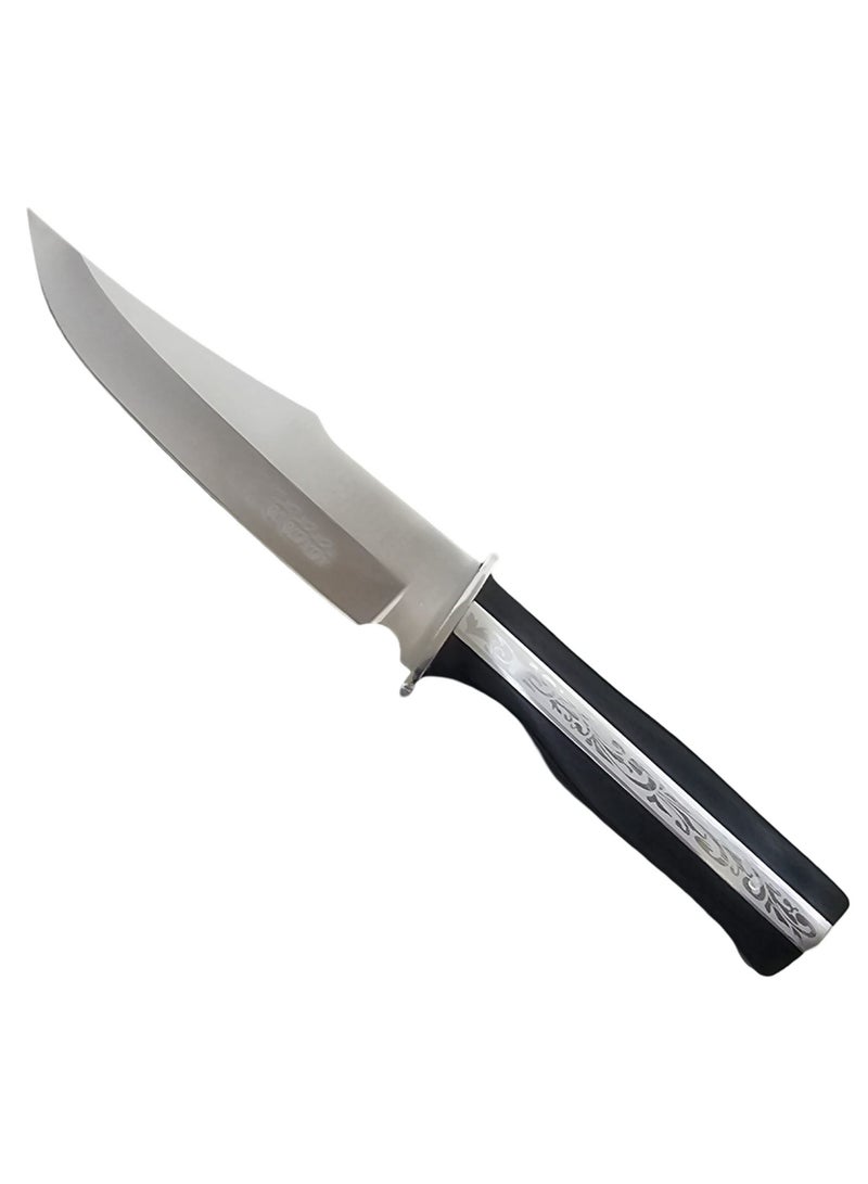 Premium Professional Chef Knife with Thick Stainless Steel Blade, Decorative Handle and Storage Sheath - Image 4