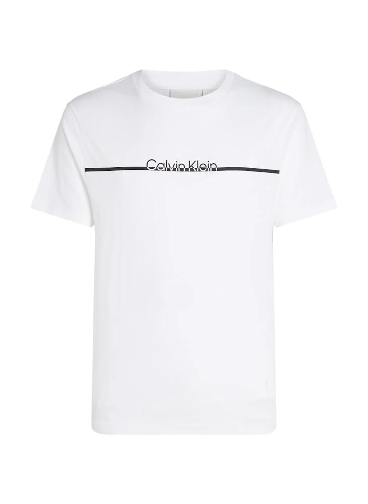 كالفن كلاين Logo Crew Neck T-Shirt
