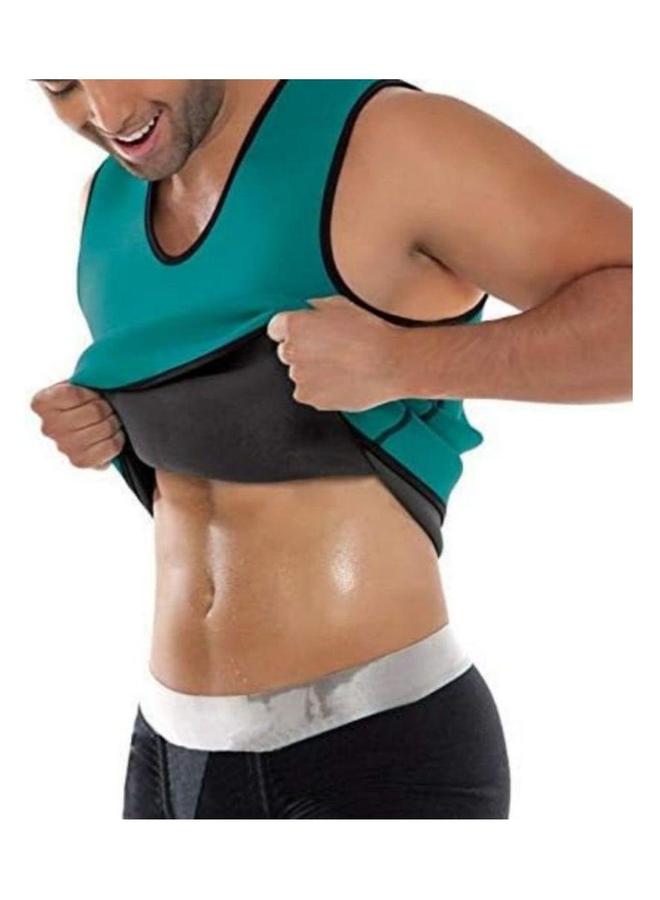 HALAMODO Men Compression Shirt for Body Slimming, Waist Trainer Vest, Shaper Tank Top Weightloss, Corset Shaper, Zipper Shapewear, Slimming Belt  - Image 4