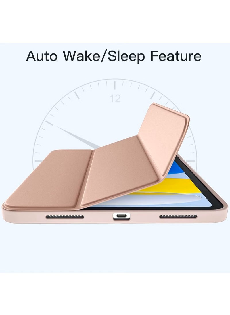 TWEGGON - iPad (A16) 11th Generation 2025 Case Protective Flip Folio Smart Case Cover for Apple iPad (A16) 11th Generation with Pencil Holder Gold - Image 1