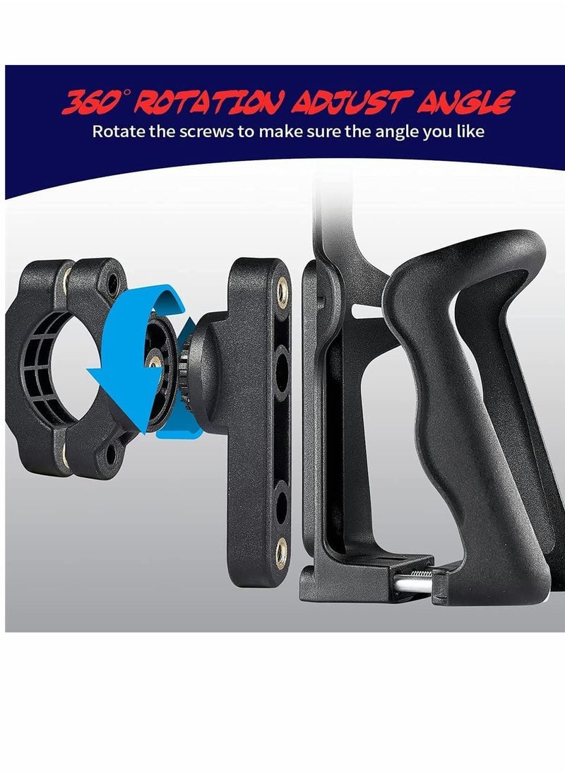 SYOSI - Small Bike Water Bottle Holder for 6-7.5 CM Diameter Bottle, Bicycle Bottle Cage for Road Mountain Bikes, Adjustable Grip Buttons, Lightweight Strong Water Cup Holder for Outdoor Cycling, Black - Image 1
