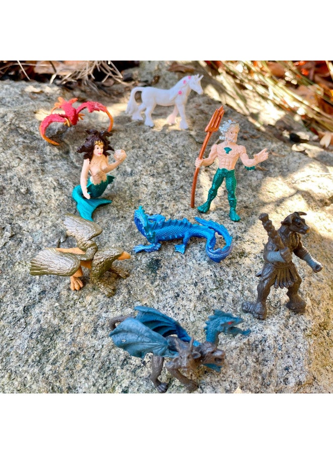 Safari Ltd. Super TOOBS Collection - Mythical Realms TOOB - 8 Piece Set - Non-toxic and BPA Free - Ages 3+