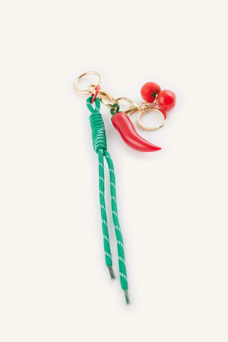 Defacto  Woman Red Pepper Shaped Keychain for Women | Best Price UAE