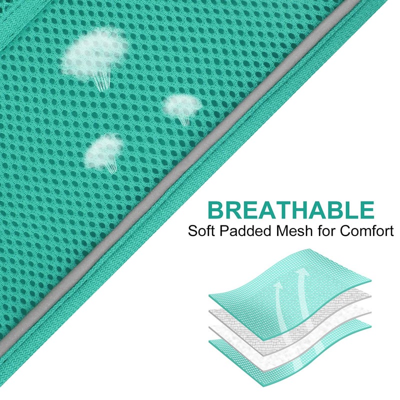 Joytale Small Dog Harness, Breathable Mesh Step-in Vest, Reflective Soft Padded Harnesses Small Sized Dog for Walking, Teal, S - Image 5