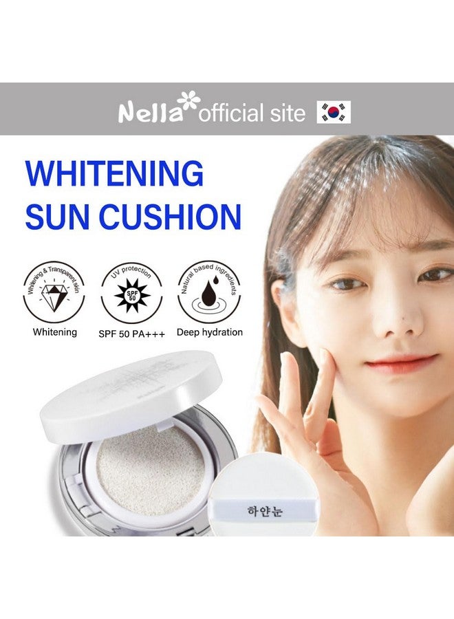 Nella Toneup Sun Cushion Compact Spf50+Pa+++ Korean Skin Care - Image 4
