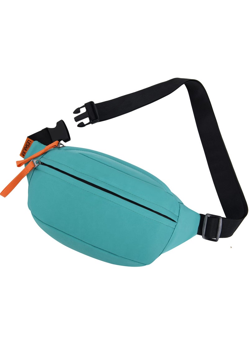 Captaintech Unisex Pack Belt Crossbody Bag, Adjustable High Capacity Waterproof Strap Waist Pouch Bags, Easy Carry Any Phone for Travelling Workout Outdoor Sports  - Image 2