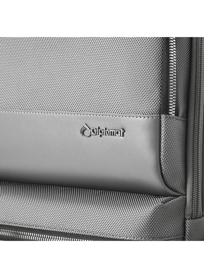Diplomat Diplomat Uni Laptop Bag Business Casual Backpack Travel Fashion Backpack Hm-2725l Gray - Image 4