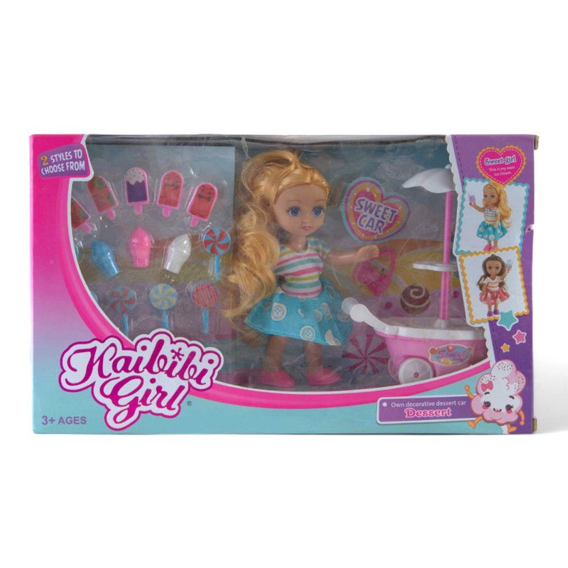 كيبيبي دمية كايبيبي و عربة الحلويات - BLD220 - Image 1