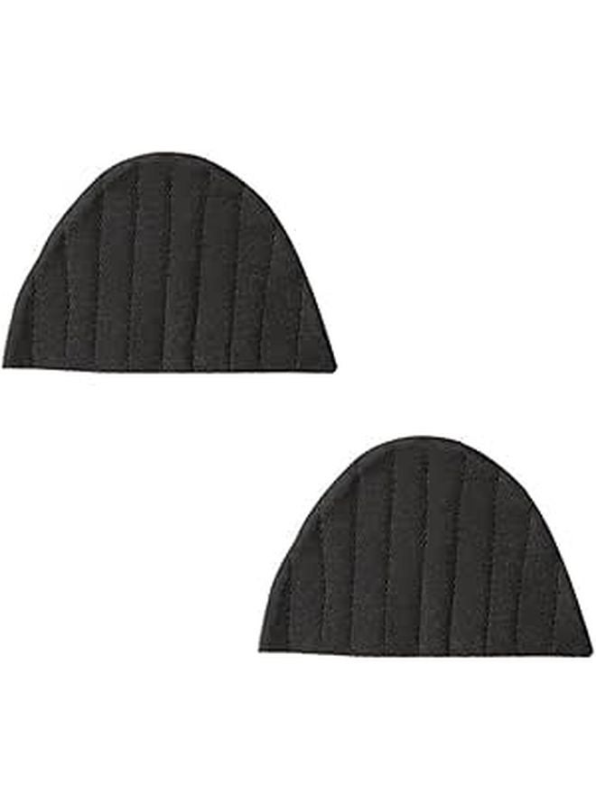 Black Self Adhesive Heel Cushion Pads 1 Pair Four Layer for Foot Care Protection and Shoe Fit Adjustment - Image 1