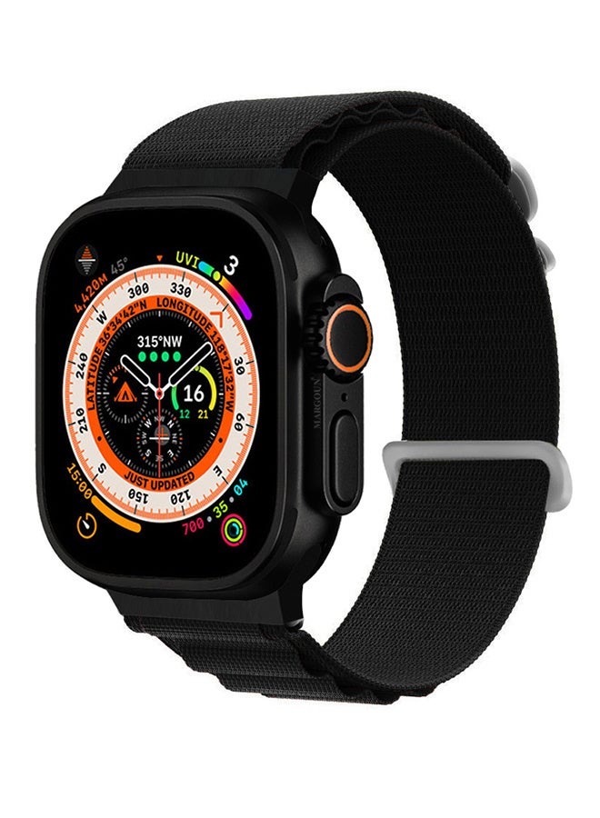 3 Pieces Replacement Band for Apple Watch Band 49mm 46mm 45mm 44mm - Alpine Loop Band for Women Men - Adjustable With Metal G-Hook Strap For iWatch Ultra Series SE 8/7/6/5/4/3/2/1 - White/Black/Grey - Image 4