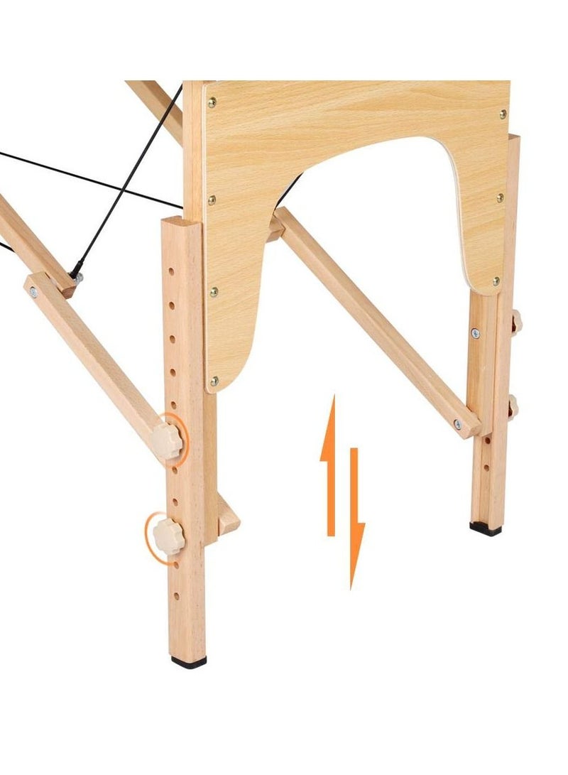 LA PERLA TECH  Professional 2 Folding Adjustable Massage Table -BreathHole-Flexible Rest-loading Capacity 250 Kg - Image 3