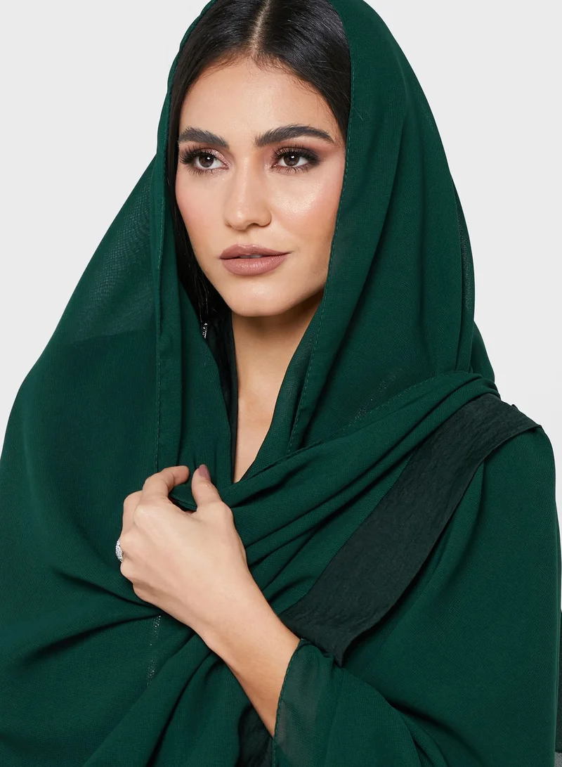 Khizana Flute Sleeve Abaya
