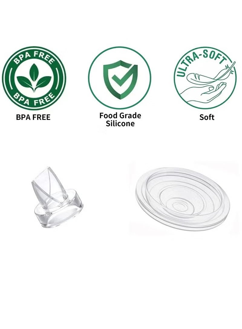 S9 Pro / S12 Pro Duckbill Valve Silicone Diaphragm, Compatible with momcozy Breast Pump, Replacement Parts Accessories (S9pro S12pro Parts) - Image 3