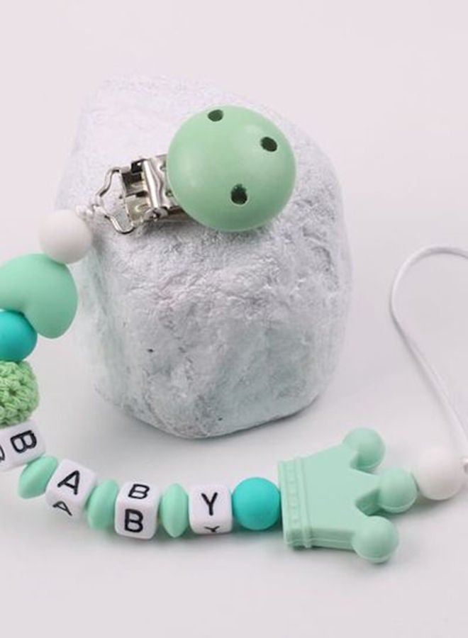 NIBEMINENT Beads Chain Rope Anti-Drop Silicone Pacifier Clip Teether Nipple Holder - Image 4