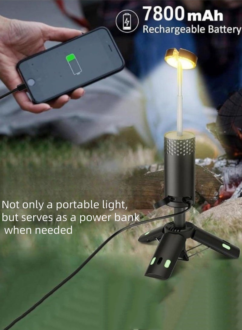 EzzySo Split - type foldable magnetic camping light, rechargeable, IPX64 waterproof, flashlight, portable foldable tent light, suitable for power outages, camping, hiking, emergencies - Image 3