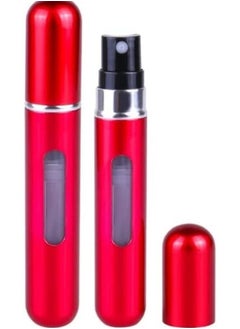 Mini Portable Refillable Perfume Atomizer Bottle, Perfume Pump Case, Perfume Atomizer Bottle, Refillable Perfume Atomizer, Travel Refillable Perfume Atomizer (8ml, 1 Pack,Red)