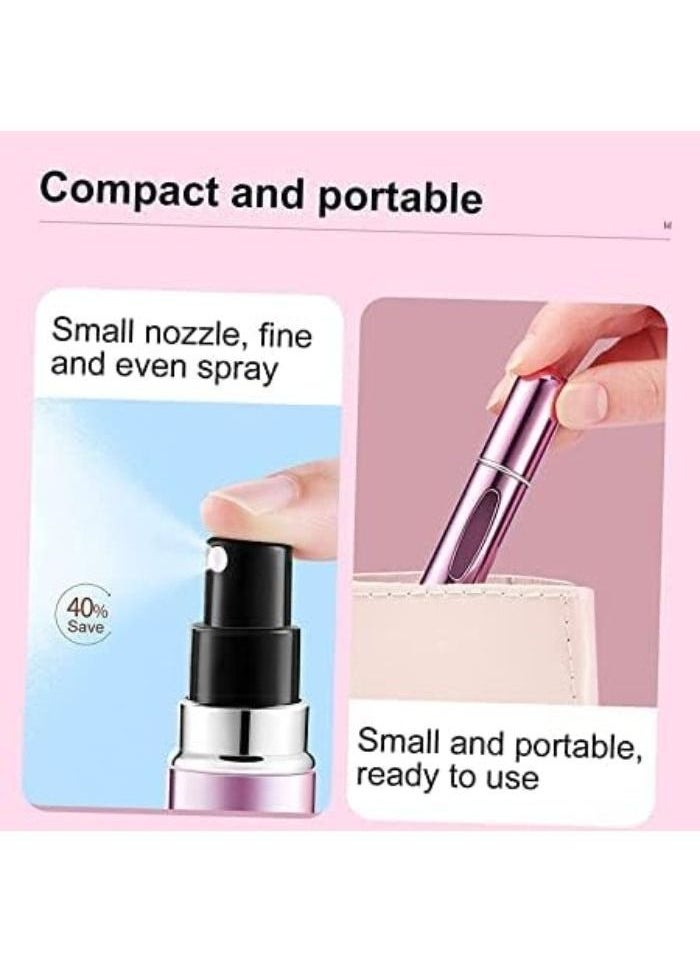 Generic - Mini Portable Refillable Perfume Atomizer Bottle, Perfume Pump Case, Perfume Atomizer Bottle, Refillable Perfume Atomizer, Travel Refillable Perfume Atomizer (8ml, 1 Pack,Red) - Image 1