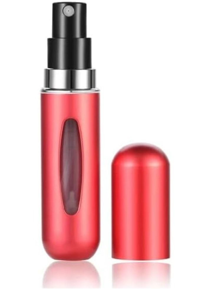 Generic - Mini Portable Refillable Perfume Atomizer Bottle, Perfume Pump Case, Perfume Atomizer Bottle, Refillable Perfume Atomizer, Travel Refillable Perfume Atomizer (8ml, 1 Pack,Red) - Image 1