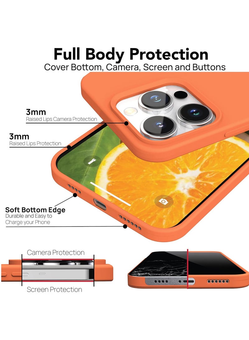BORTONY iPhone 15 Pro Case Liquid Silicone Gel Rubber Soft Silky Touch Anti Scratch Shockproof Protective Cover 6.1 Inch - Image 3