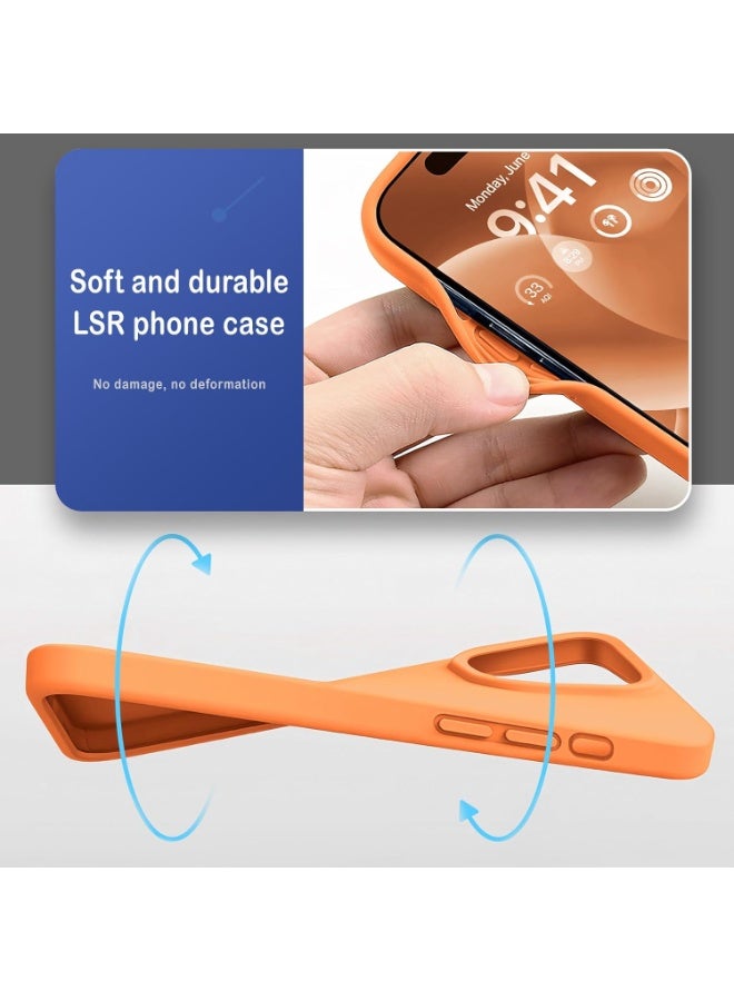 BORTONY iPhone 15 Pro Case Liquid Silicone Gel Rubber Soft Silky Touch Anti Scratch Shockproof Protective Cover 6.1 Inch - Image 4