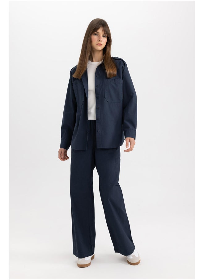 DeFacto Woman Cargo Fit Woven Trousers  - Image 4