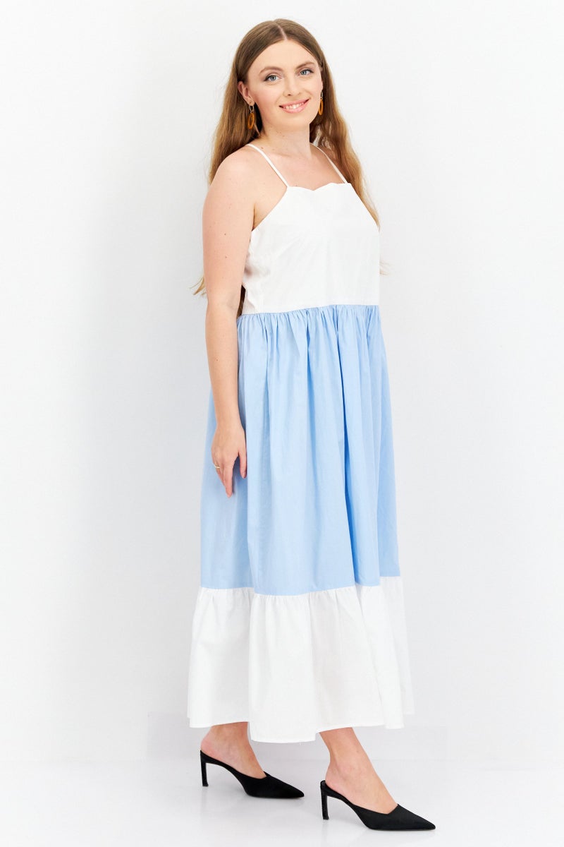 Riley & Rae Women Colorblock Maxi Dress, Multicolor - Image 3