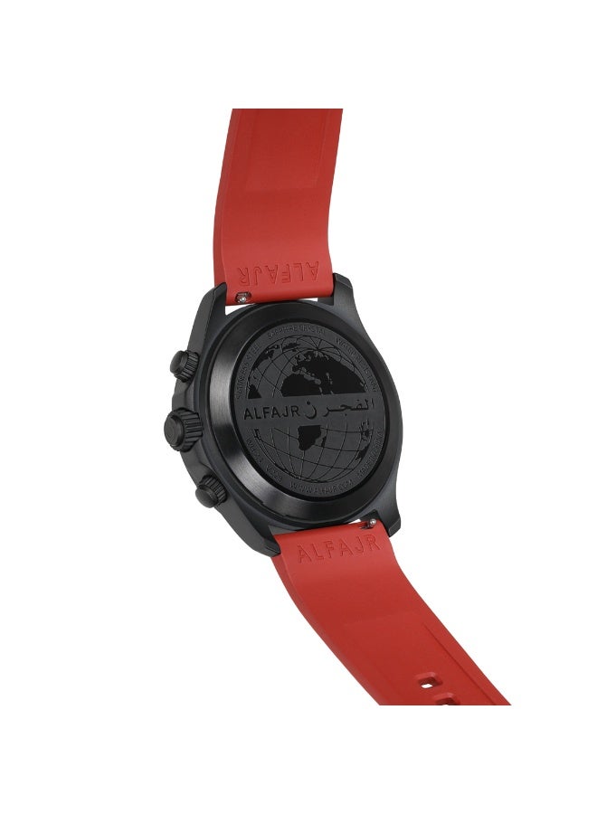 الفجر ساعة داينمك 360 WH-24 أسود/أحمر - Image 3
