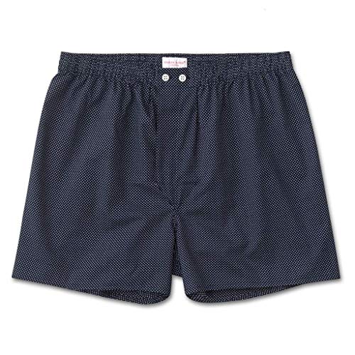 Derek Rose Men's Plaza 21 Boxer Short, Navy, XX-Large - Image 1