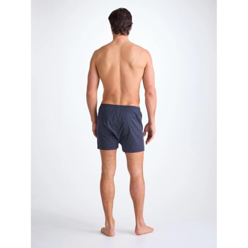 Derek Rose Men's Plaza 21 Boxer Short, Navy, XX-Large - Image 4