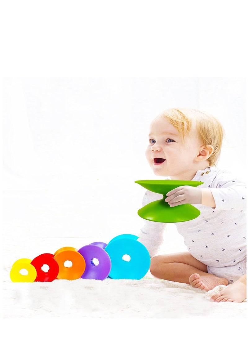 null - Spinning Wheel Toy - Kids Stackable Spinning Toy for Kids, Spinning Toy, Stacking Toy for Babies and Toddlers, Brain Early Learning Toys, Interactive Learning Stacking Toys - Image 1