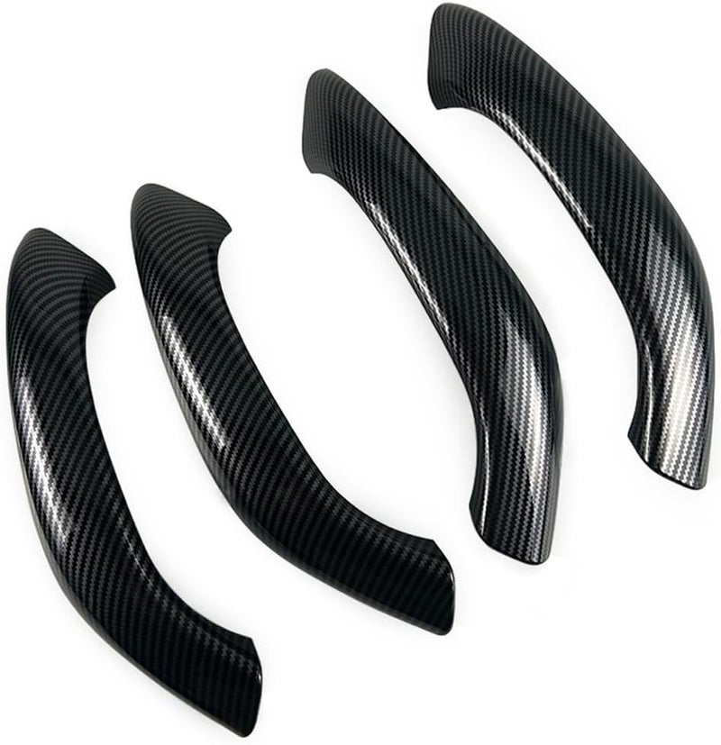 CHUANGHUI Car Door Handle for BMW X2 F39 X1 F48 2016-2021 Interior Door Handles Replace Cover Car Door Handle Accessories (Carbon Fiber Color) - Image 3