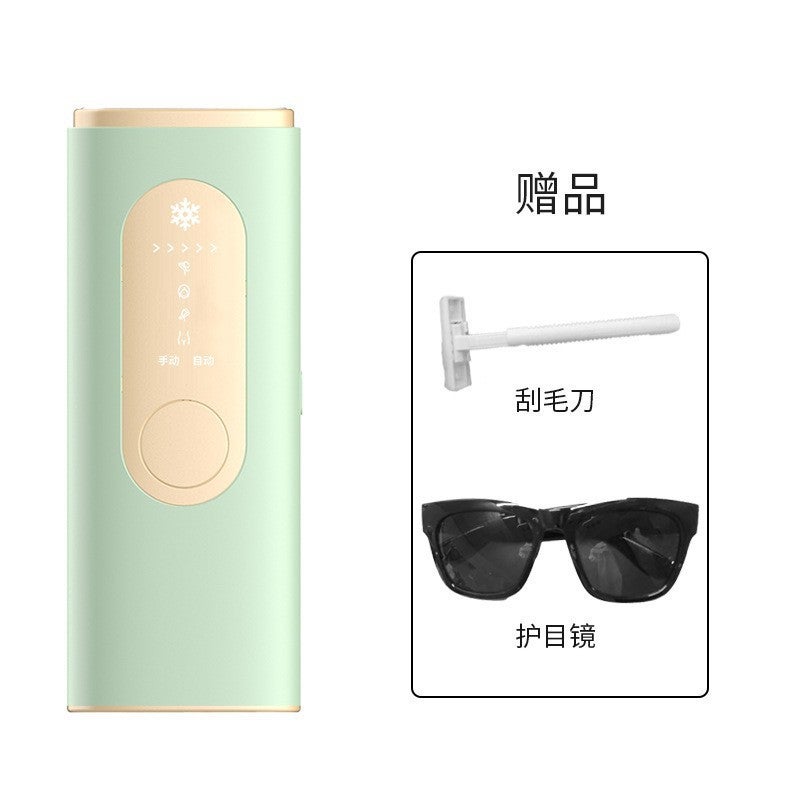 Mini Intense Pulse Laser Hair Removal Instrument Household Ponic Skin Rejuvenation Beauty Instrument Freezing Point Painless Hair Shaving Instrument For Women - Image 1